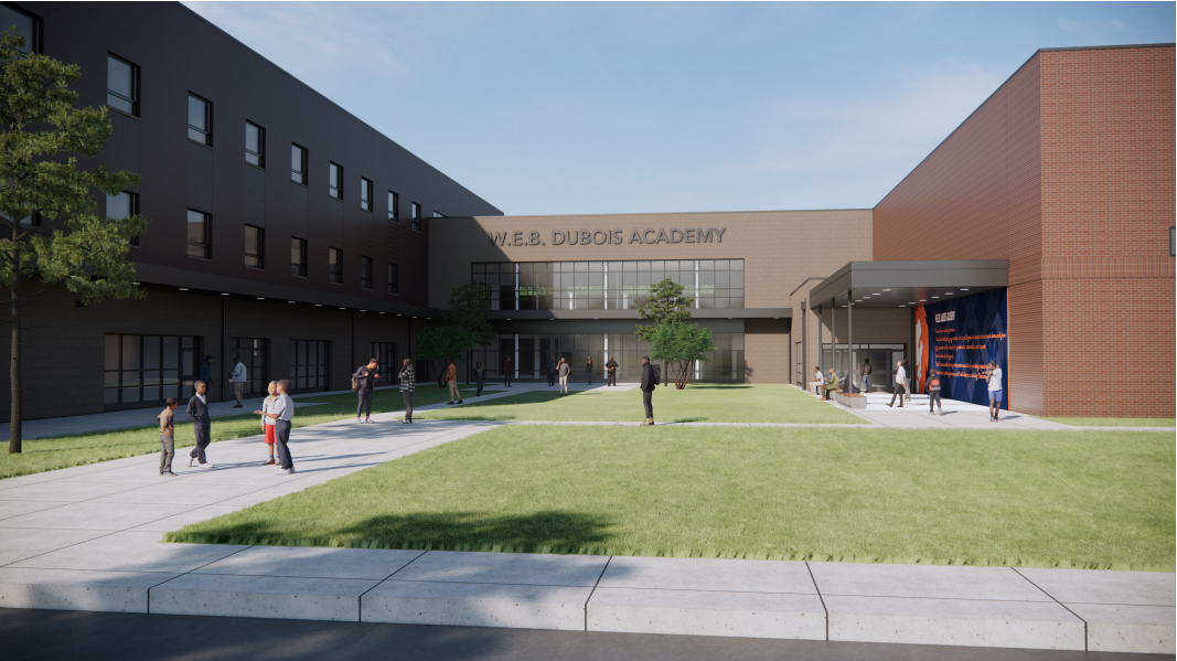 W.E.B. DuBois Academy expansion rendering